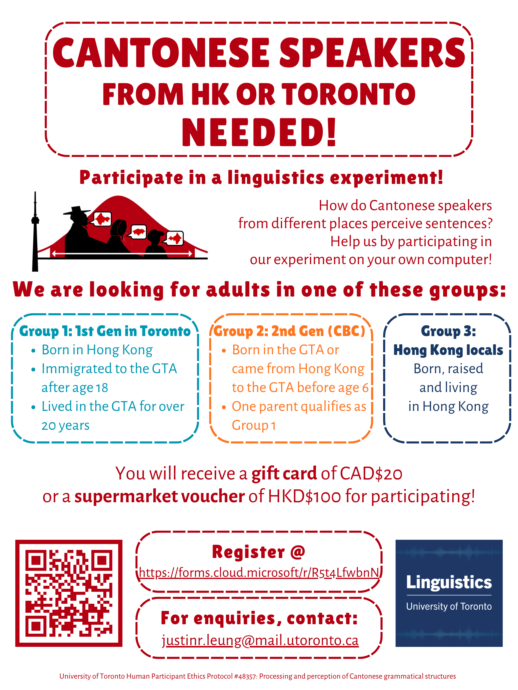 Experiment poster